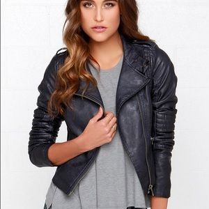 NWT Coalition Faux Leather Jacket